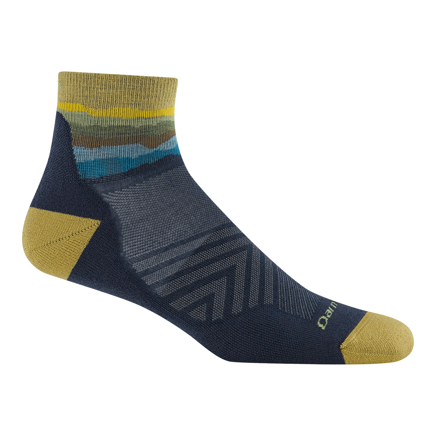 Men's Run Quarter Cushioned Ultra-Lightweight Running Socks